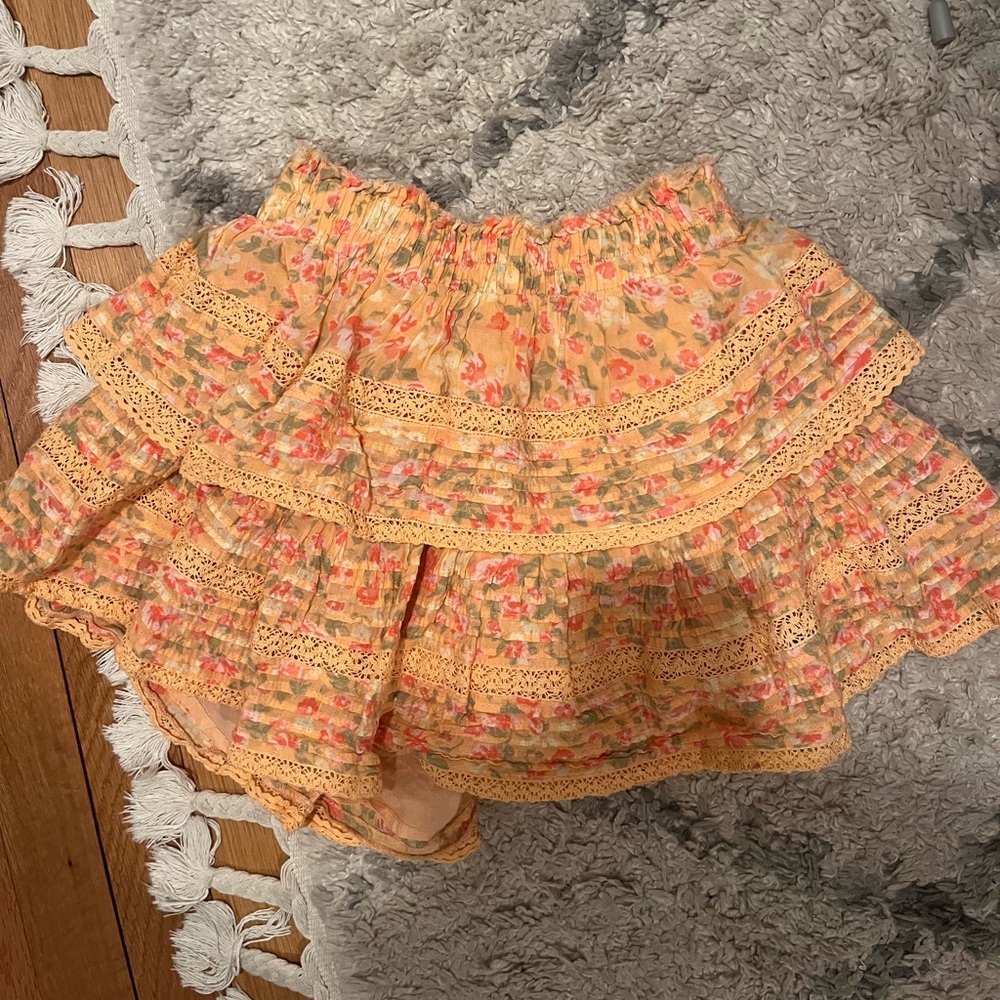 Aerie ruffle mini skirt